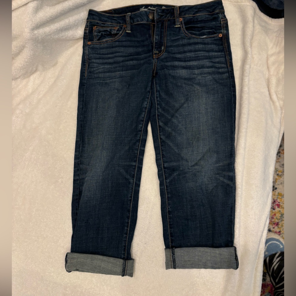 AE boy fit jean cropped